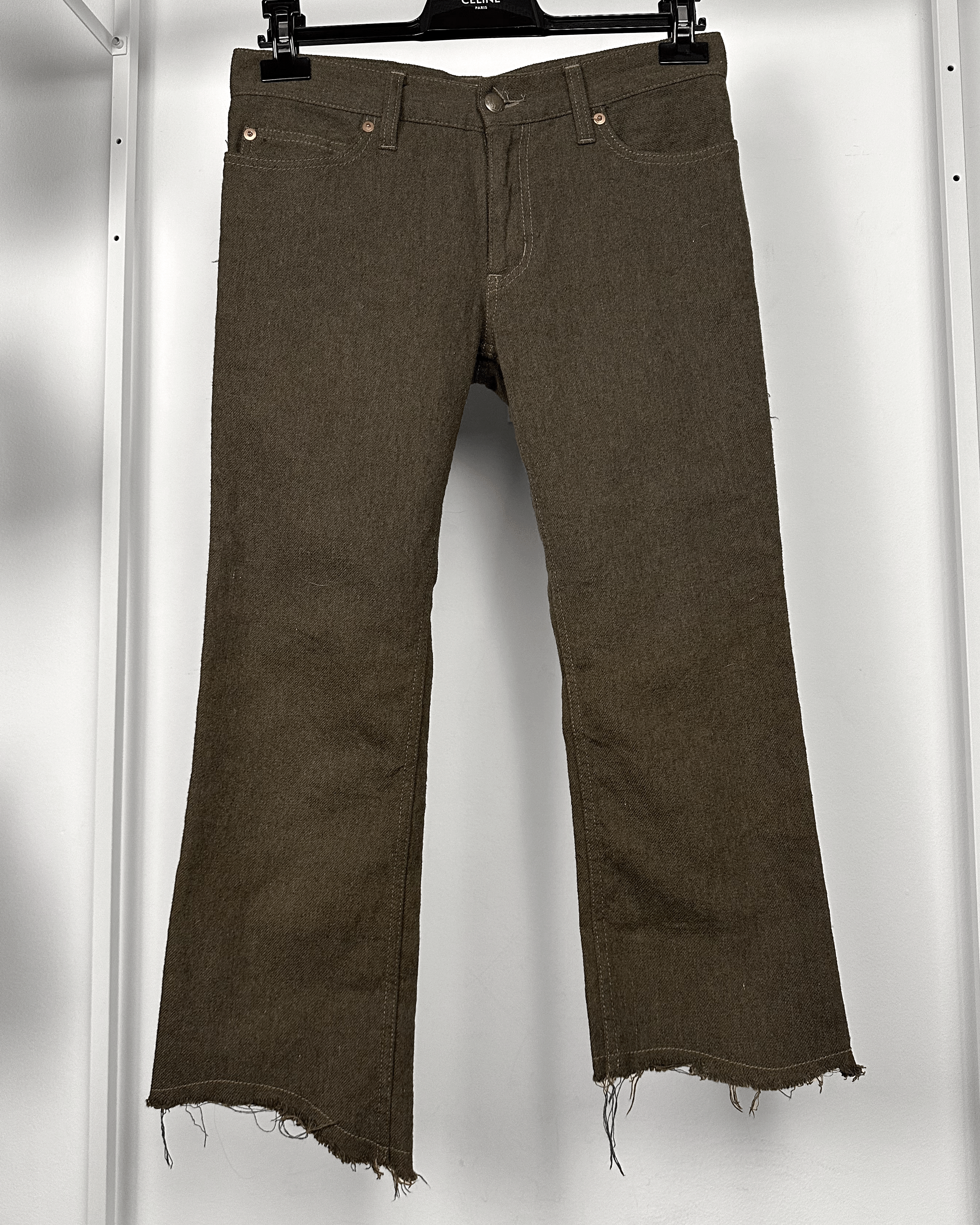 Le Grande Bleu (L.G.B.) L.G.B Le Grand Bleu Wool Gas Mask Pocket Capri Pants Size US 28 / EU 44 - 3 Thumbnail