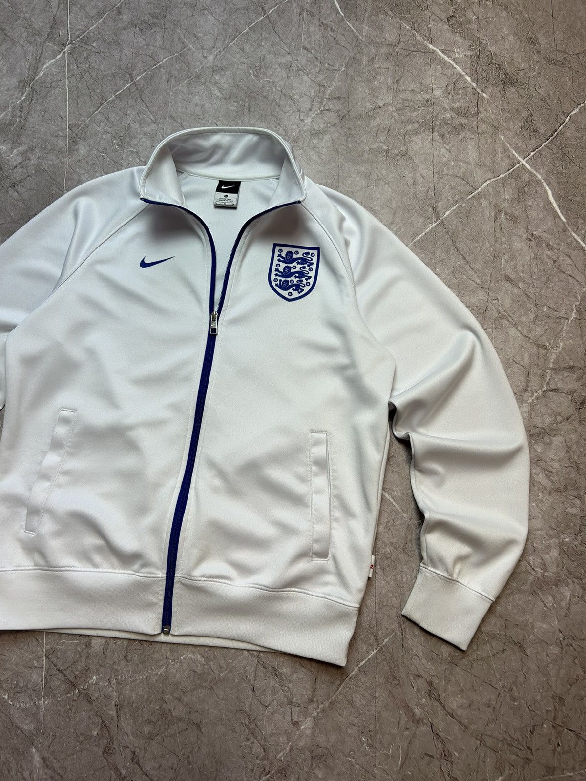Nike × Vintage BLOKECORE VINTAGE nike ENGLAND FOOTBALL SOCCER JACKET Size US M / EU 48-50 / 2 - 3 Thumbnail