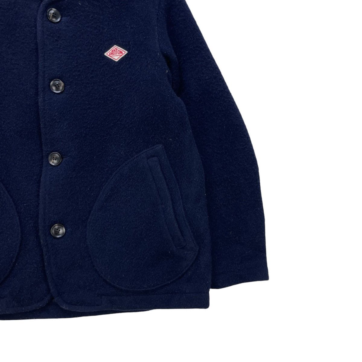 Danton 💥Vintage Danton Double D Pocket Wool Collar Less Jacket Size S / US 4 / IT 40 - 5 Thumbnail