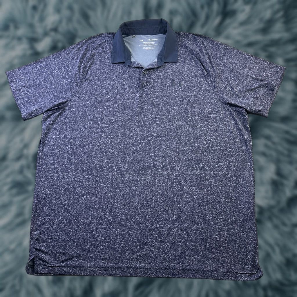 Under Armour Under Armour Polo Shirt Mens XL Blue Golf Iso Chill Short Sleeve Collared Button Size US XL / EU 56 / 4 - 1 Thumbnail