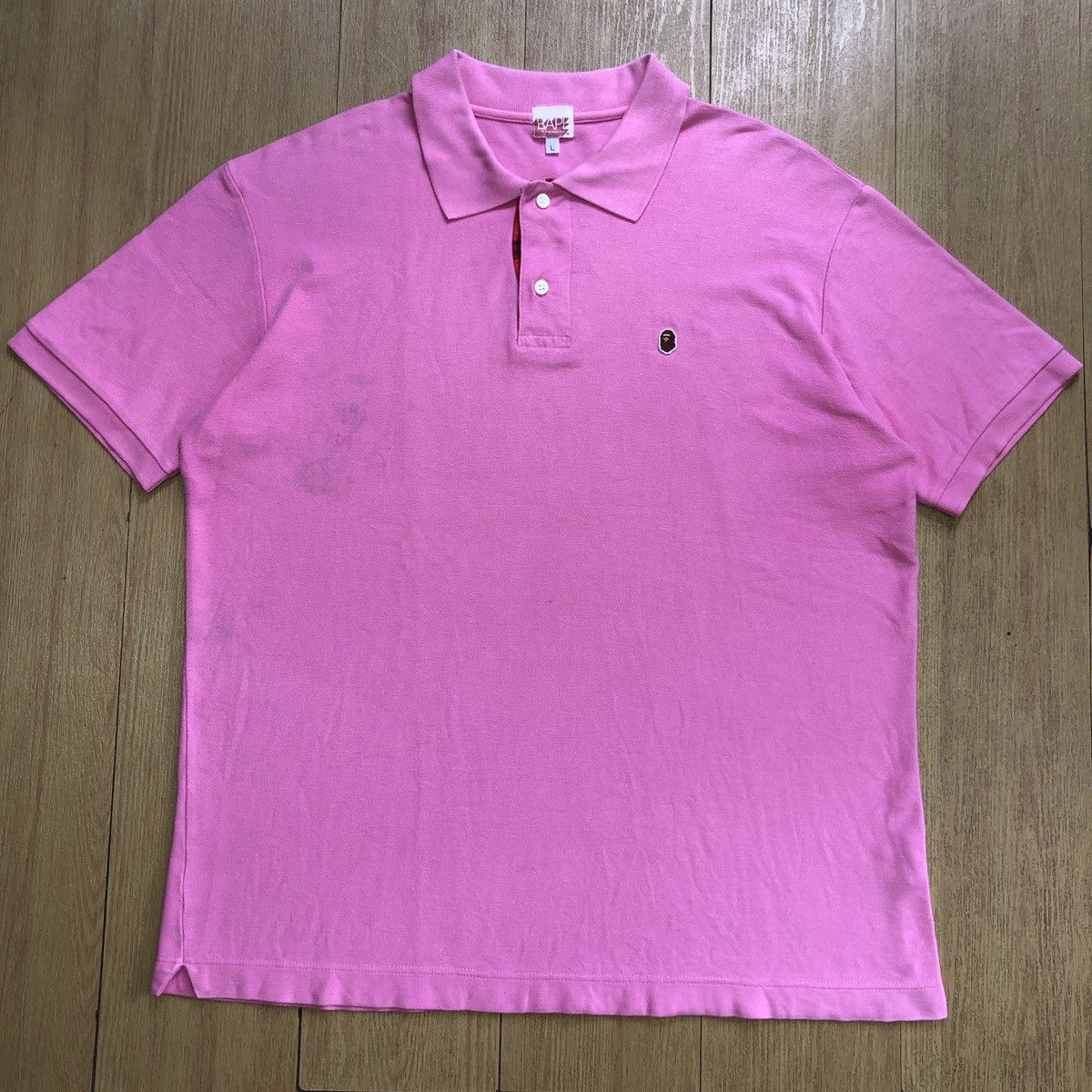 Bape Bape Polo Bleach Effect Size US L / EU 52-54 / 3 - 1 Thumbnail