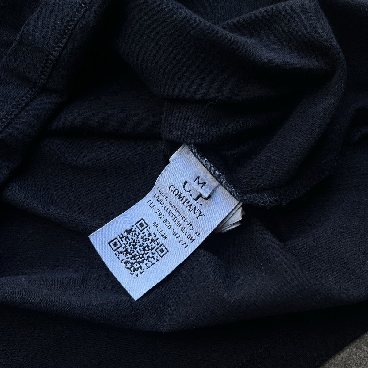 C.P. Company × Massimo Osti C.P. Company 020 paint black Small logo t-shirt casual Size US M / EU 48-50 / 2 - 5 Thumbnail
