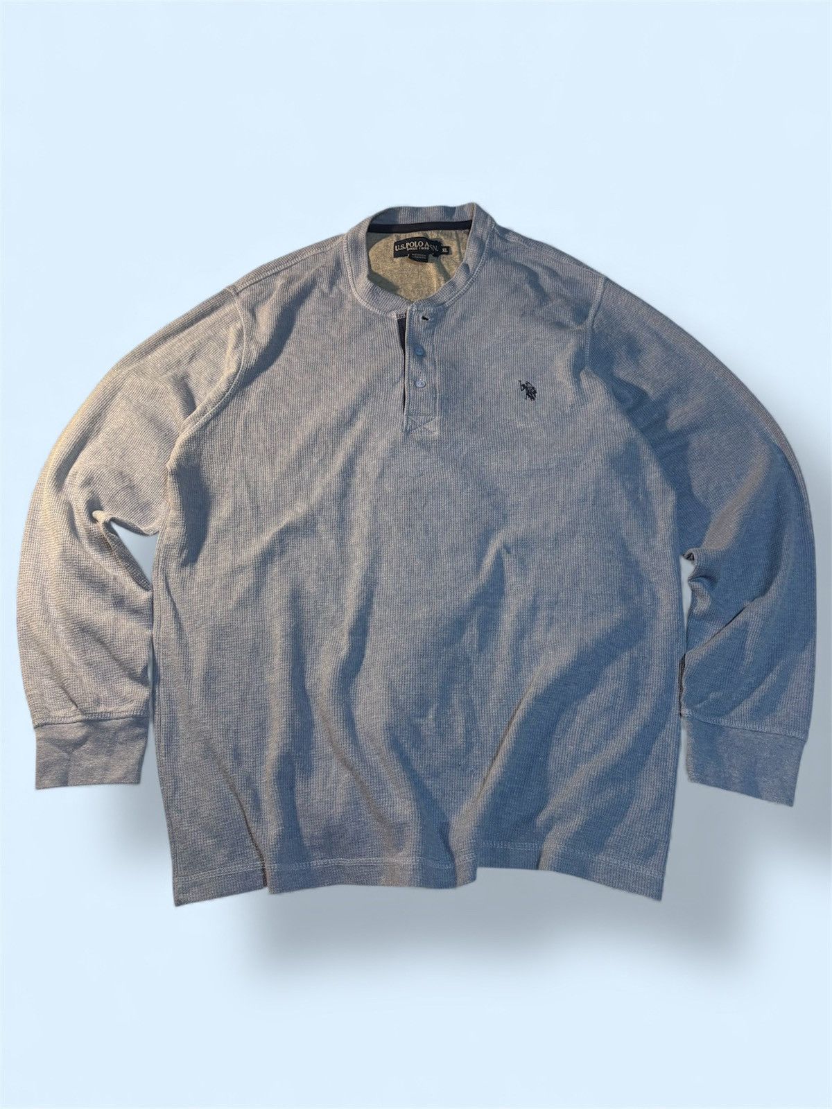 U.S. Polo Assn. 🤍 U.S. Polo Assn. Long Sleeve Henley Top – Size XL 🤍 Size US XL / EU 56 / 4 - 1 Thumbnail