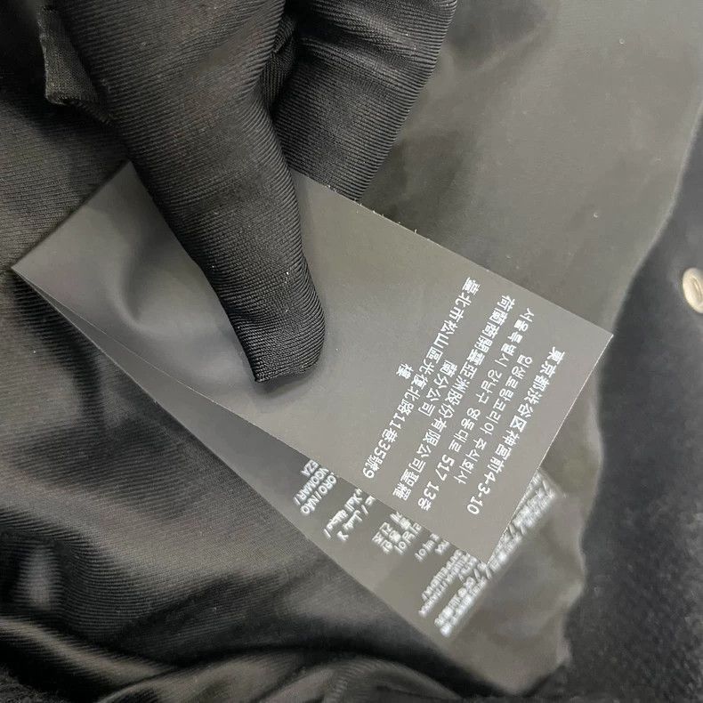 Black and White Patchwork Baseball Jacket-2506