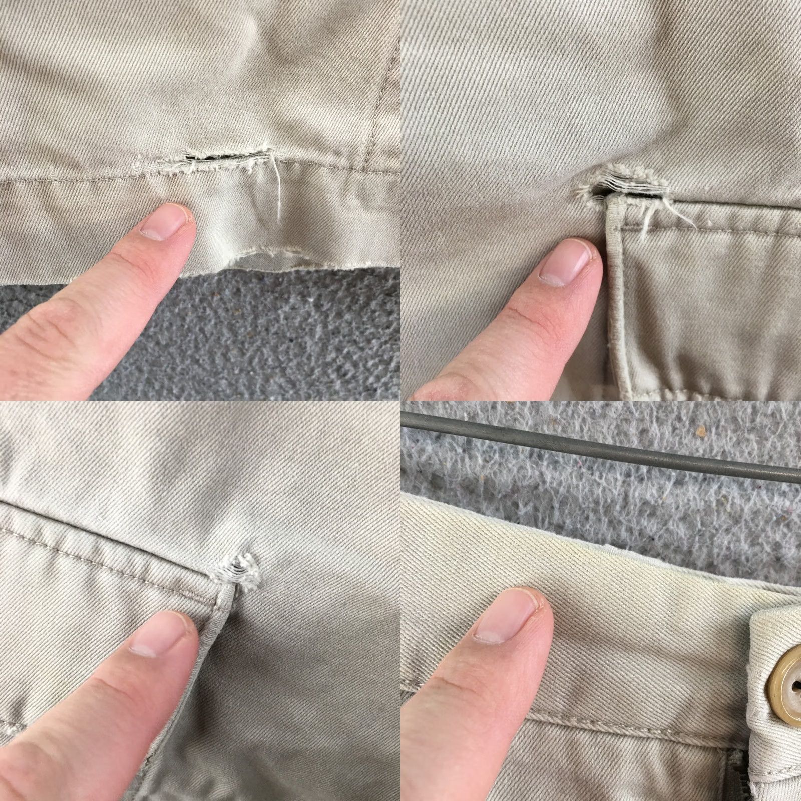 Banana Republic Banana Republic Cargo Short Mens 33 Beige Cotton Mid Rise Flat Front Zip Fly Mens Regular? Size US 33 - 9 Thumbnail