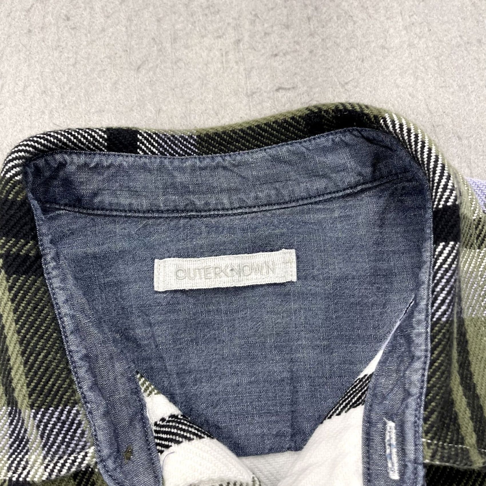Outerknown Outerknown Blanket Shirt Mens M Green Plaid 100% Cotton Flannel Surf Casual Shirt Size US M / EU 48-50 / 2 - 3 Thumbnail