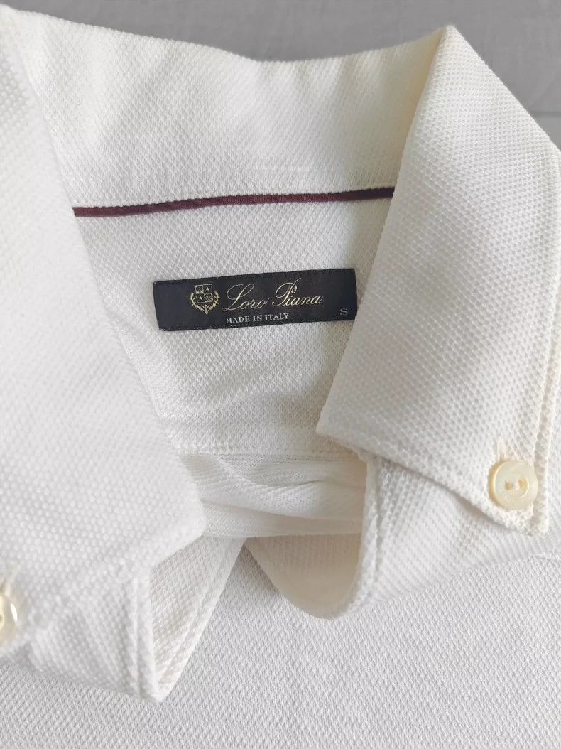 Loro Piana LORO PIANA Men's short-sleeved polo shirt Size S / US 4 / IT 40 - 5 Thumbnail