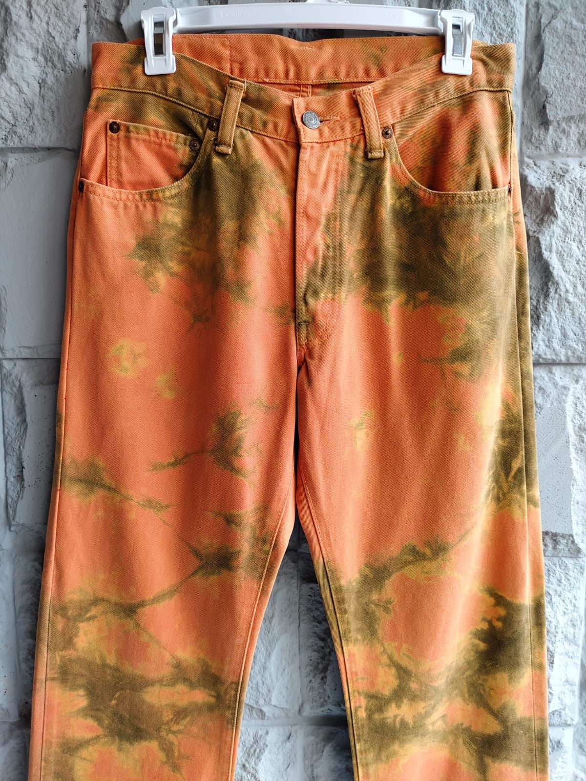 Johnbull × Vintage 💥Vintage John Bull Tie Dye Washed Jeans Size US 30 / EU 46 - 3 Thumbnail
