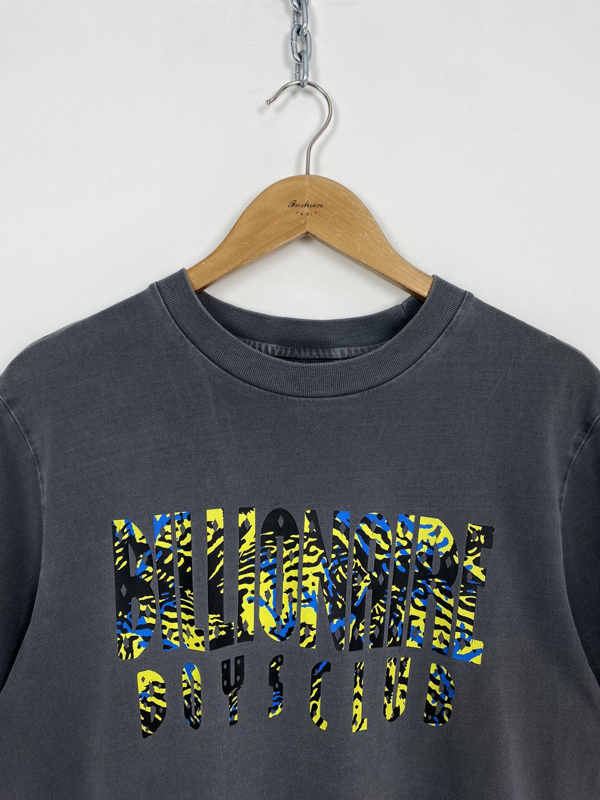 Designer Billionaire Boys Club Straight Logo T shirt Size M Grey Top Size US M / EU 48-50 / 2 - 2 Thumbnail