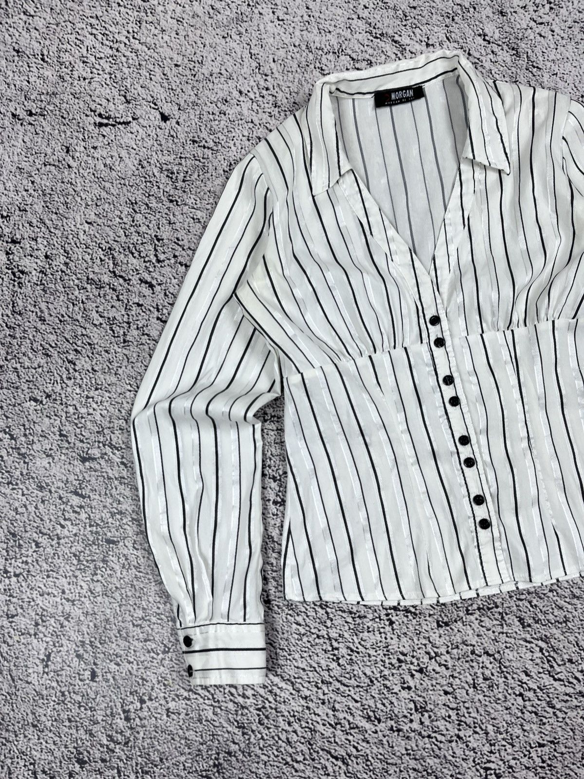 Morgan De Toi Vintage Morgan De Toi Shirt / Blouse AvantGarde Gothic Size S / US 4 / IT 40 - 2 Thumbnail