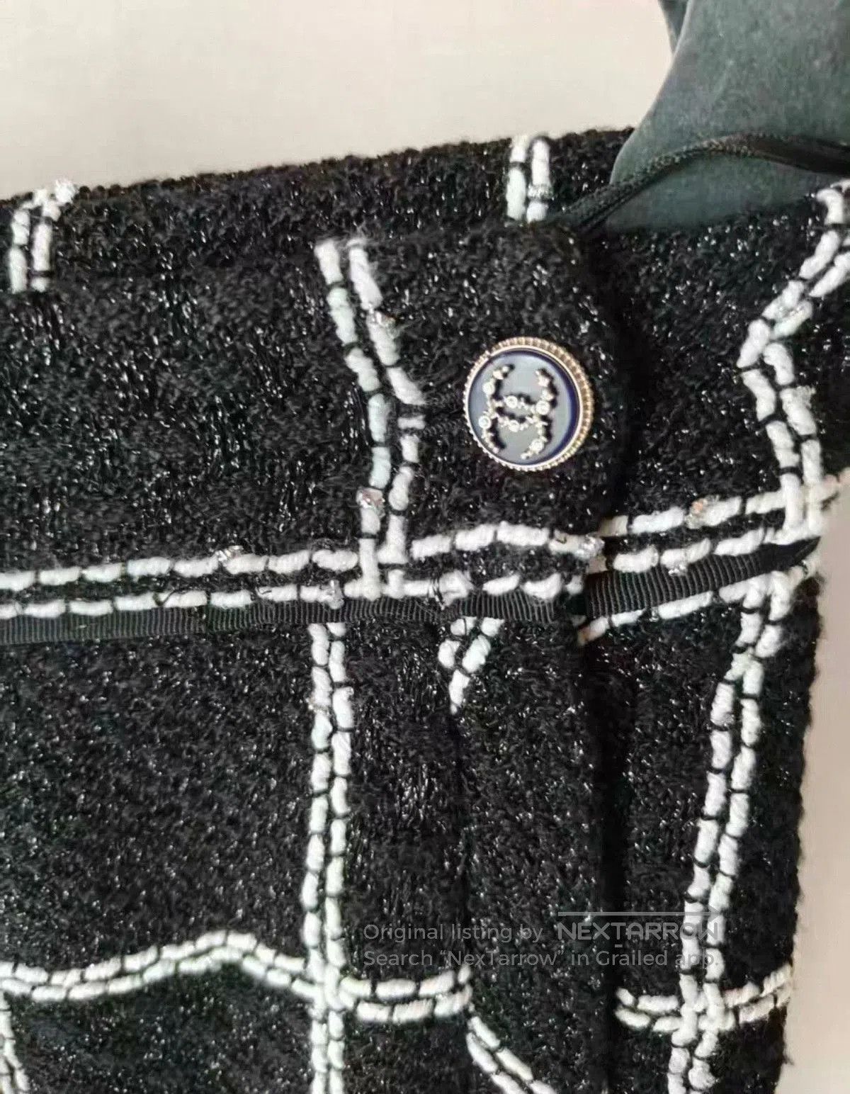 Chanel Chanel Women's Checkered Pants. Size 28" / US 6 / IT 42 - 2 Thumbnail