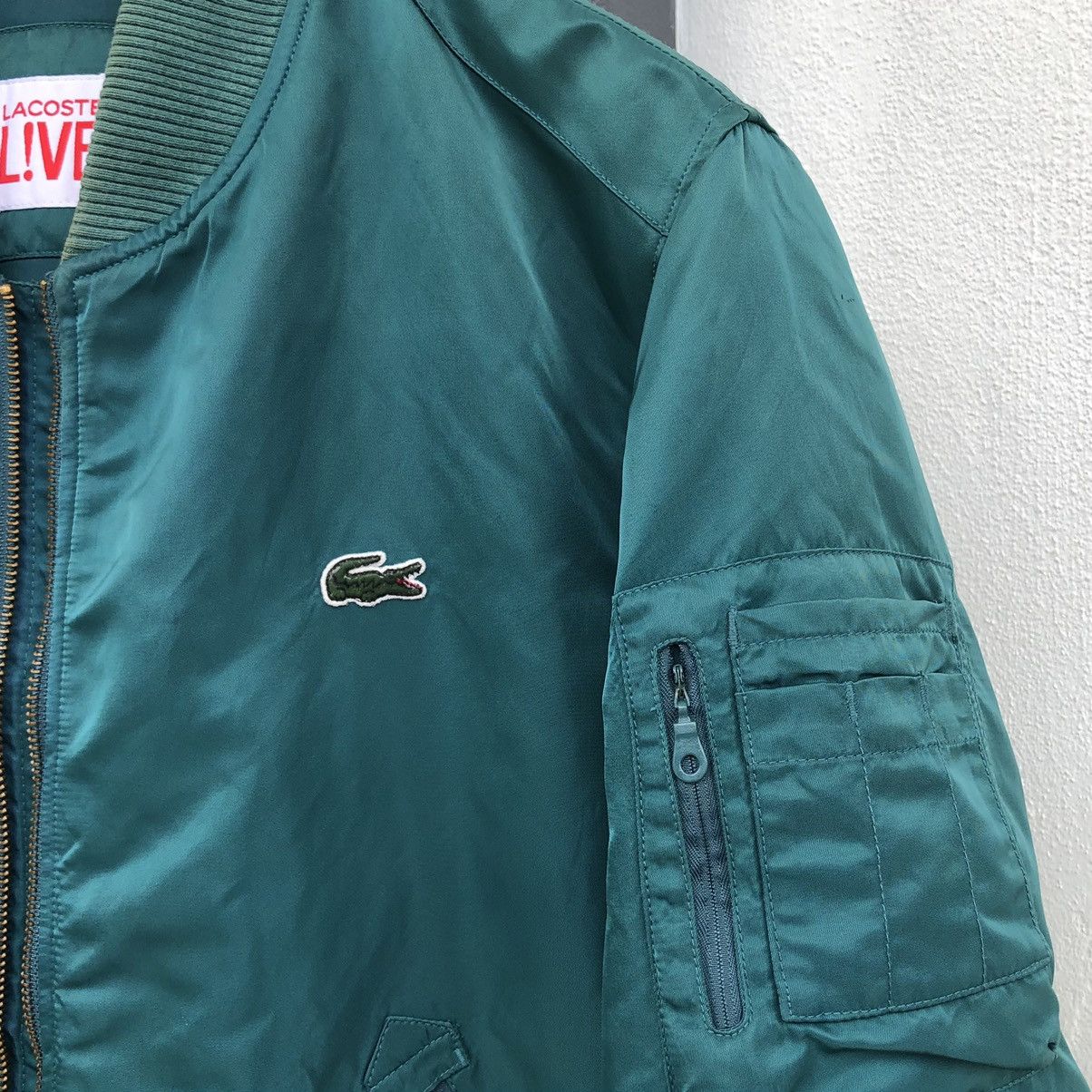 Lacoste LACOSTE LIVE TAFFETA BOMBER JACKET EMERALD GREEN MENS Size US M / EU 48-50 / 2 - 5 Thumbnail