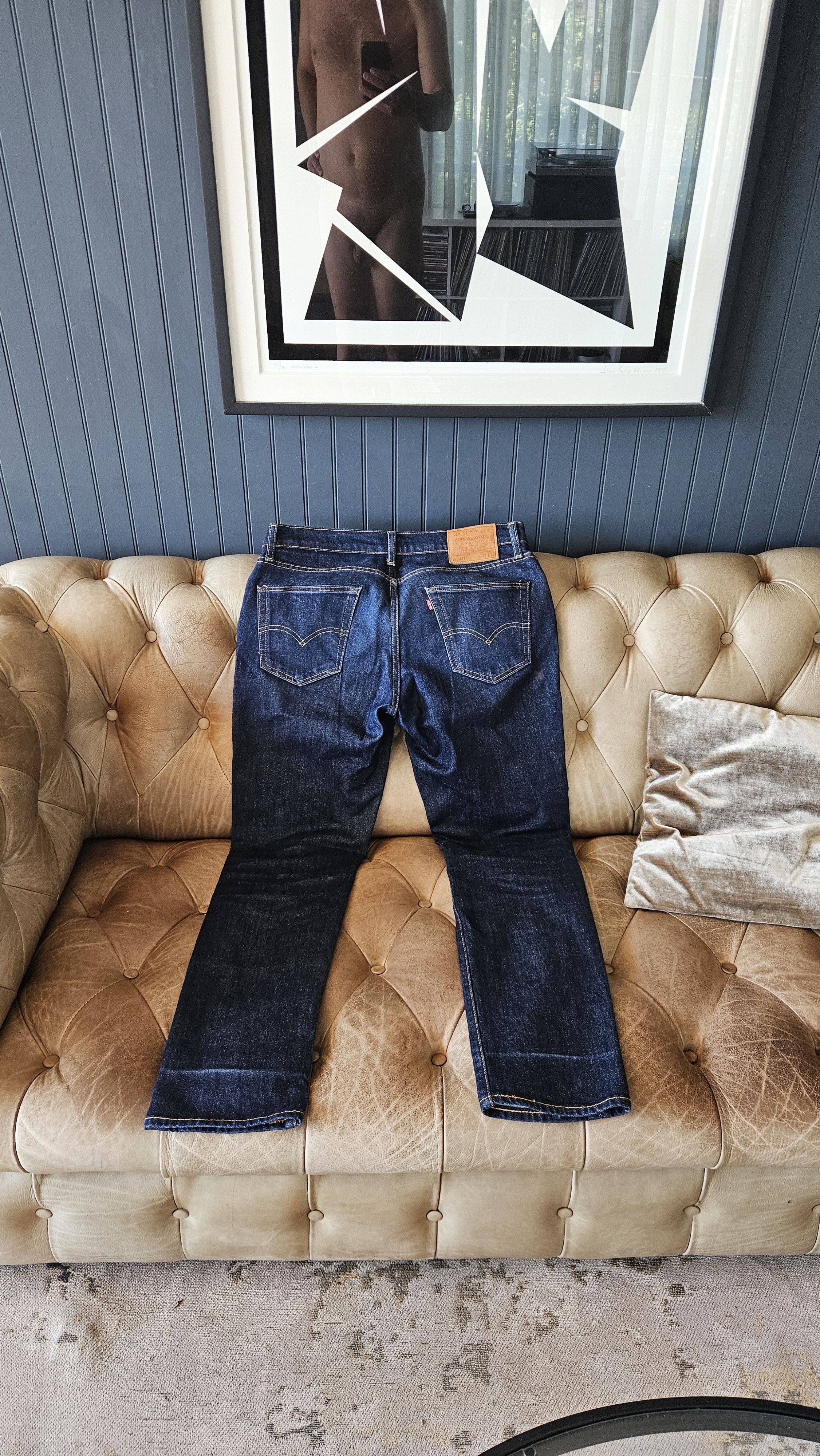 Levi's 511 Levi's blue denim Size US 33 - 1 Thumbnail
