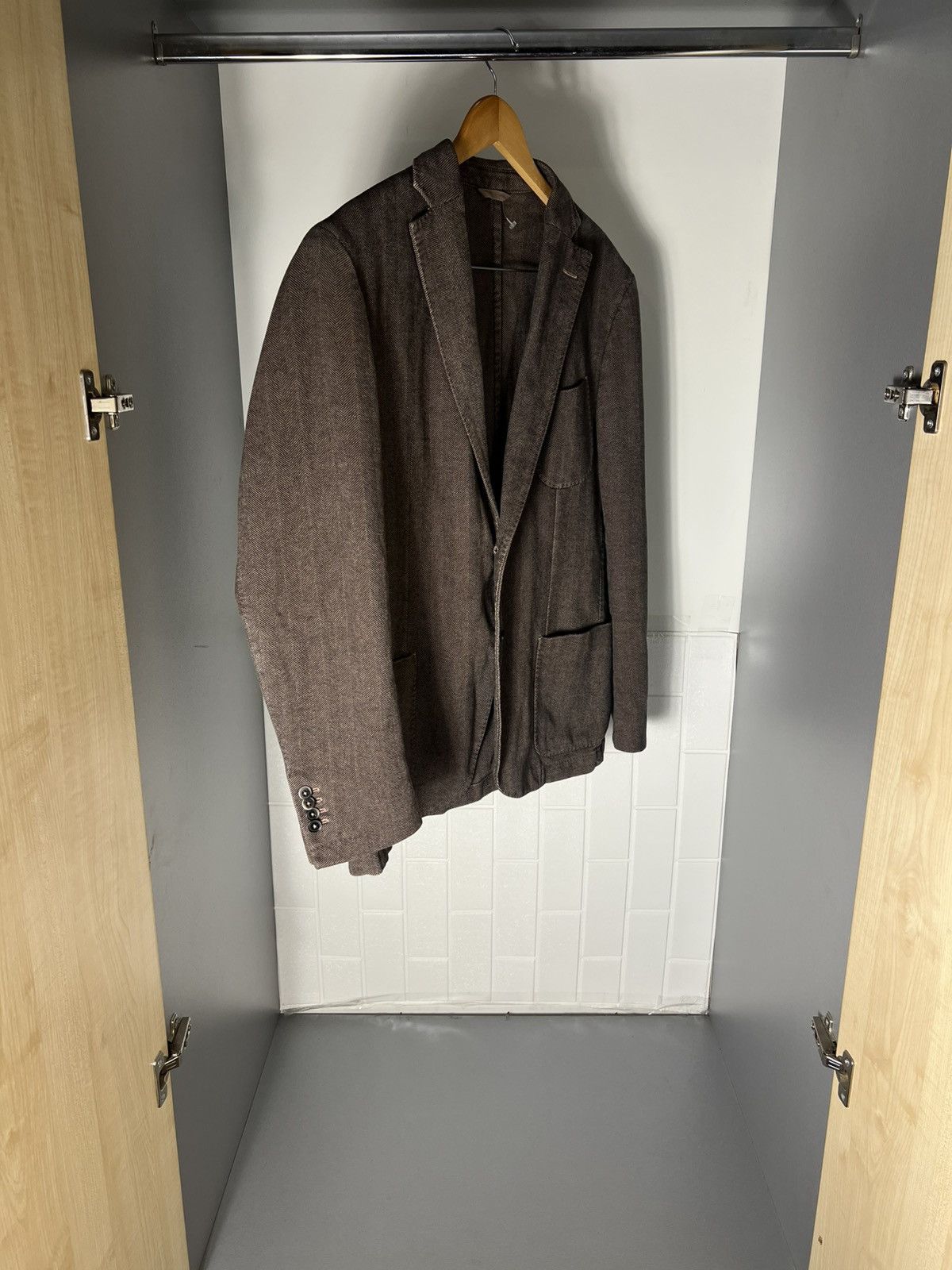 L.B.M. 1911 VINTAGE L.B.M 1911 LIMITED EDITION WOOL COAT SUIT DESIGNER Size 54R - 2 Thumbnail