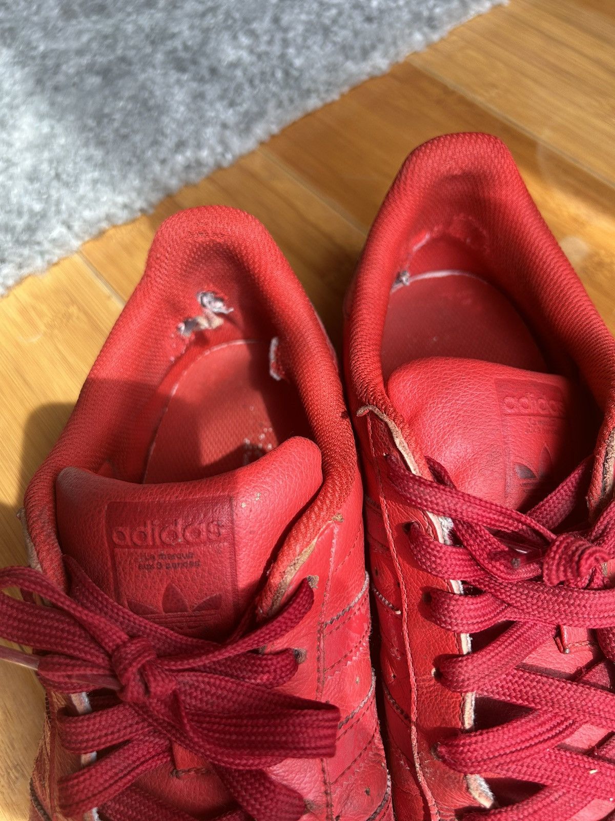 Adidas Red Wiilliams adidas superstar Size US 10 / EU 43 - 6 Thumbnail