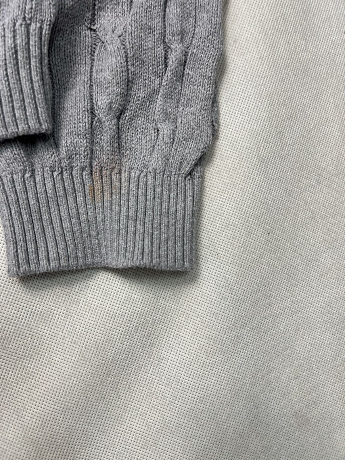 Polo Ralph Lauren × Ralph Lauren Braid Sweater Polo Ralph Lauren grey XL Size US XL / EU 56 / 4 - 3 Thumbnail
