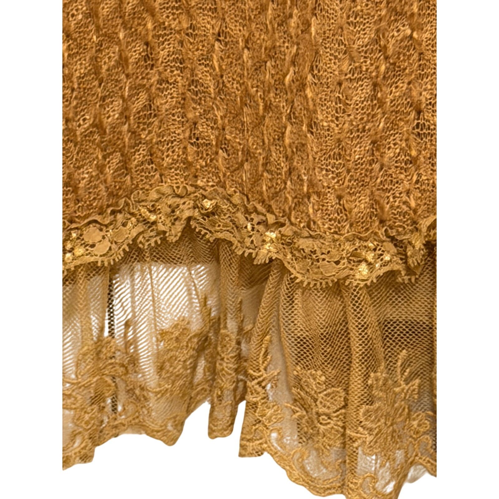 Other Pretty Angel Orange Long Sleeve Open Front Boho Cardigan Size M / US 6-8 / IT 42-44 - 12 Thumbnail
