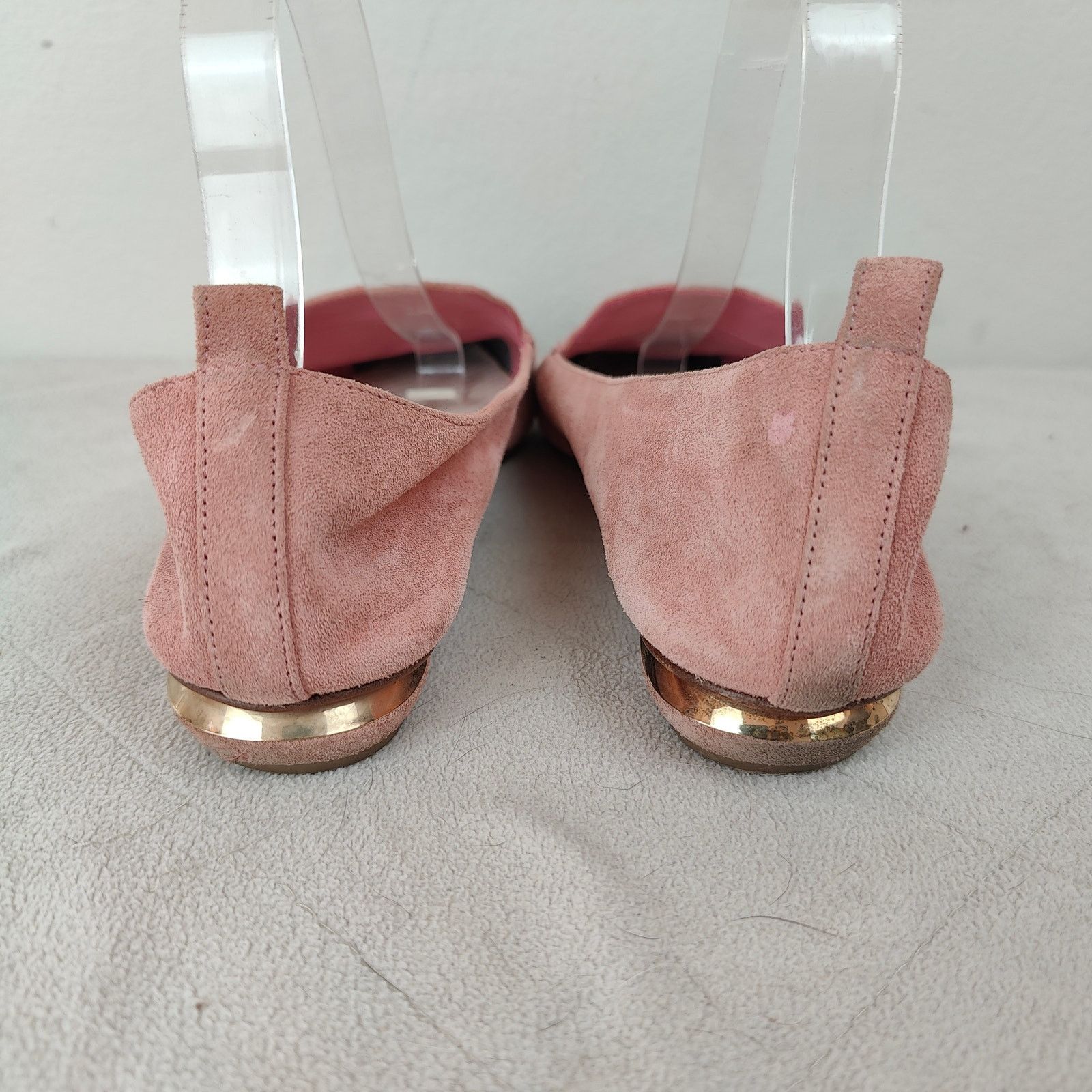 Other Nicholas Kirkwood Pink Suede Flats 40.5 10.5 Pointed Toe Size US 10.5 / IT 40.5 - 6 Thumbnail