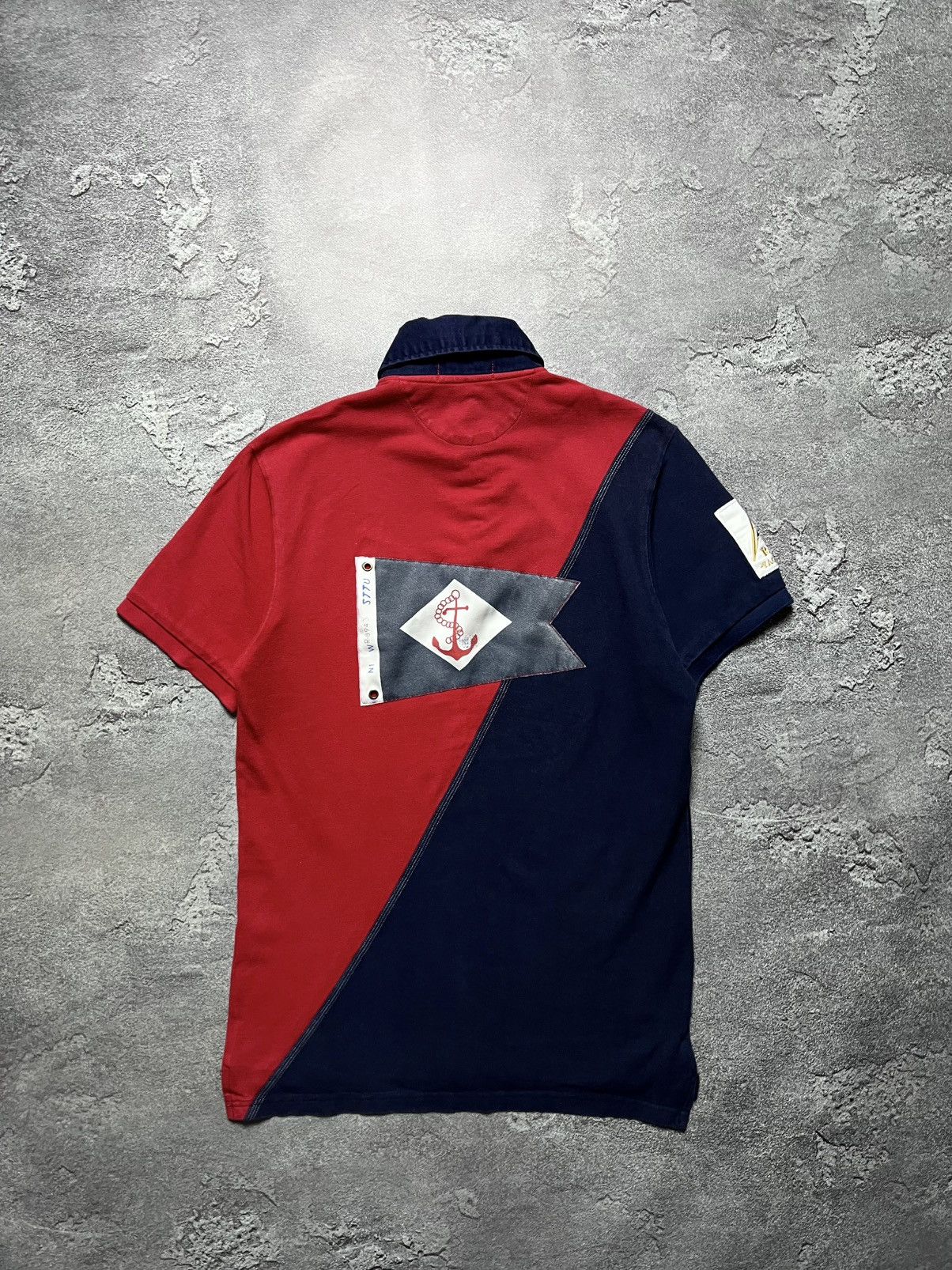 Polo Ralph Lauren Vintage Ralph Lauren Striped Chief Keef Big Pony Logo T-Shir Size US M / EU 48-50 / 2 - 2 Thumbnail