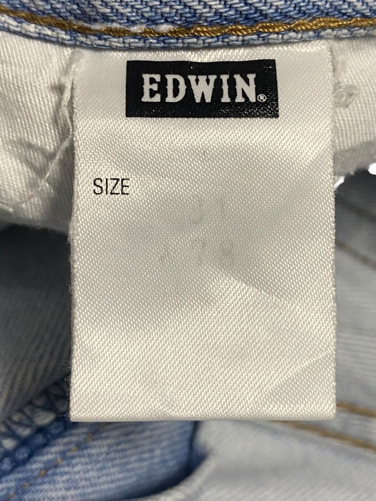 Edwin Vintage Japanese Brand Edwin Light Faded Wash Frayer Jeans Size US 30 / EU 46 - 16 Thumbnail