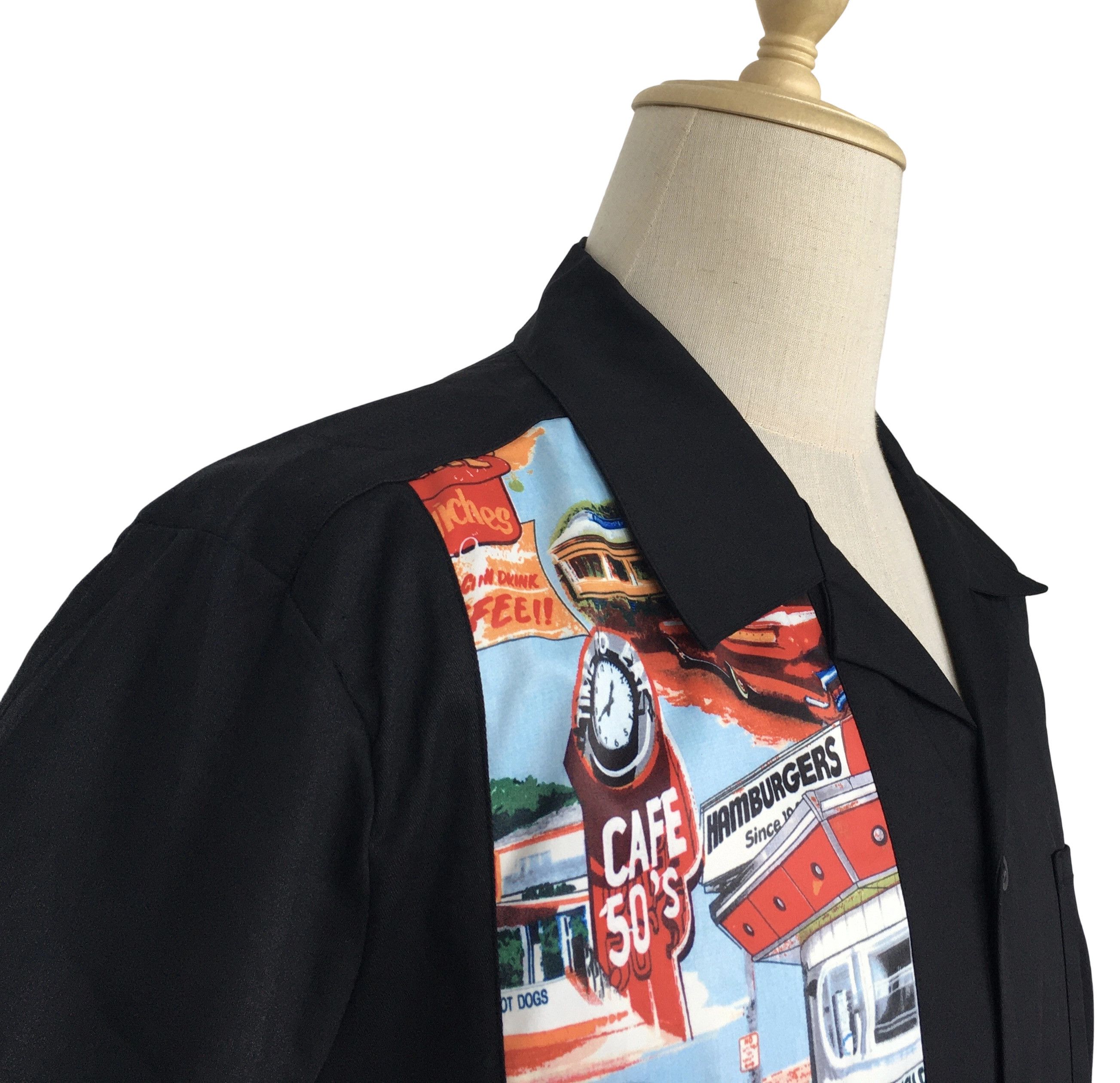 Other Men's Casual Shirts 1950's Retro Vintage Tops Cars Pattern Size US XL / EU 56 / 4 - 4 Thumbnail