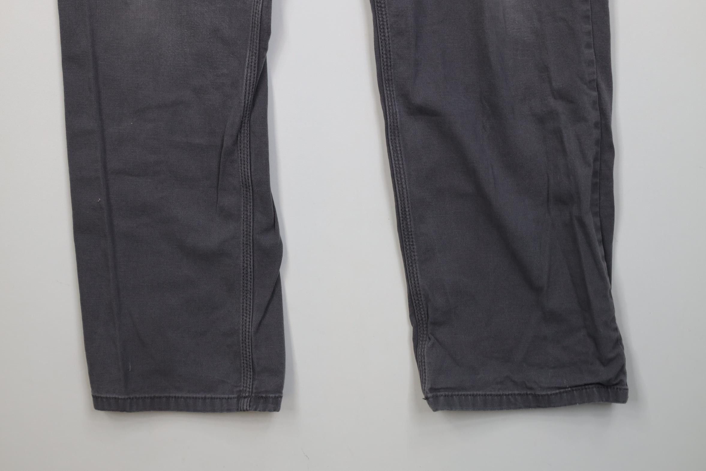 Carhartt Vintage Y2K Carhartt Relaxed Fit Stretch Canvas Pants Gray Size US 33 - 4 Thumbnail