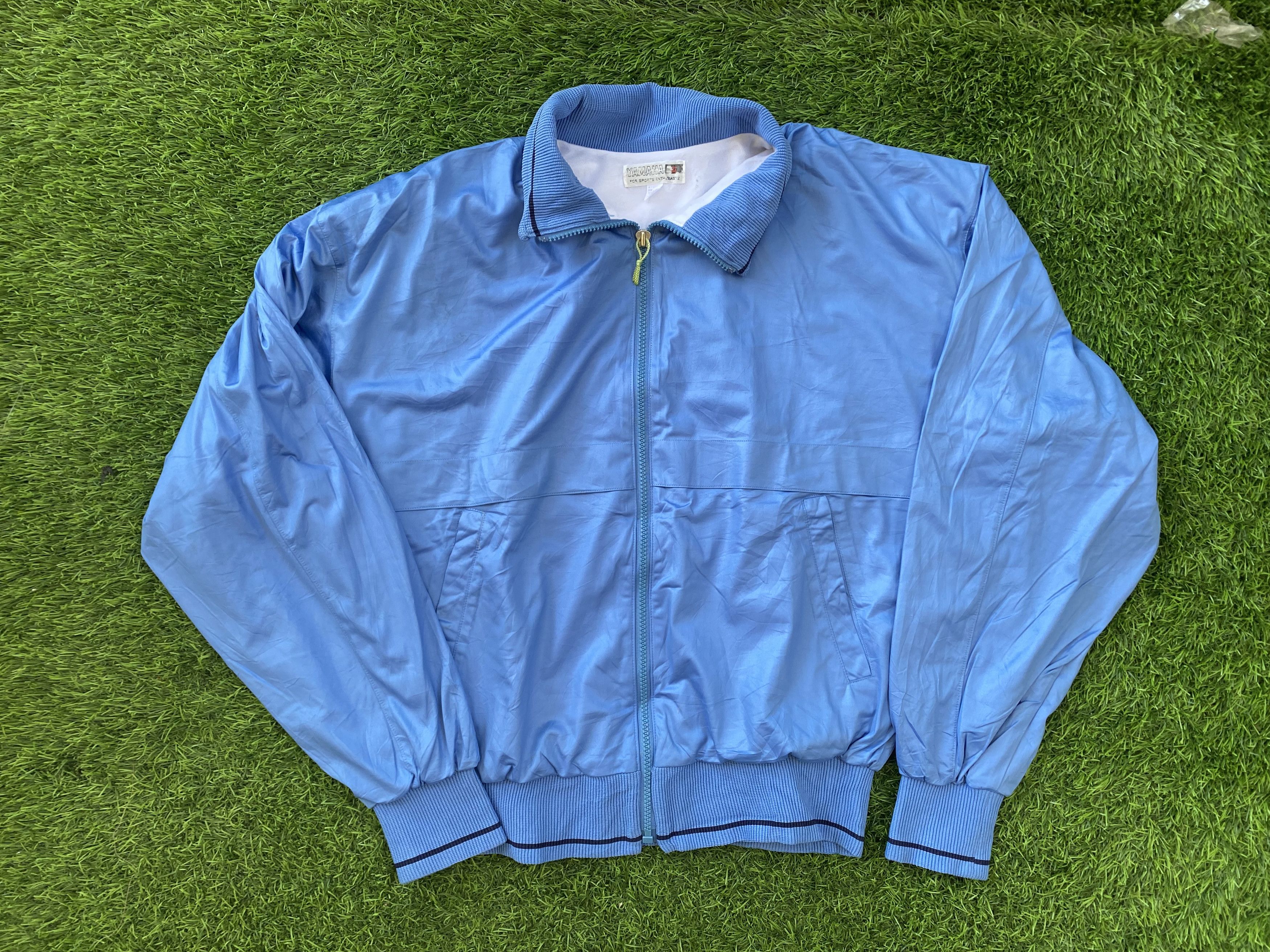 Vintage × Yamaha Vintage Yamaha Sports Windbreaker Jacket Size US L / EU 52-54 / 3 - 3 Thumbnail