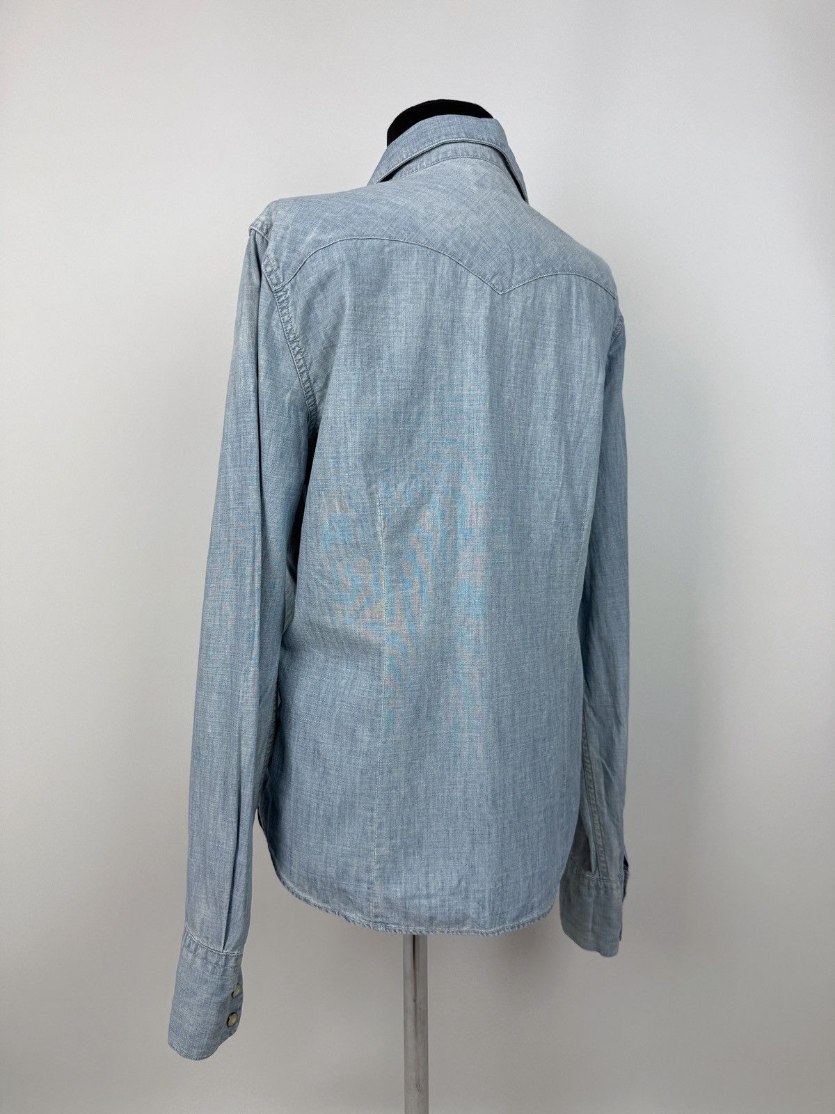 Polo Ralph Lauren Y2K Vintage Polo Jeans Denim Pearl Snap Western Shirt L/XL Size XL / US 12-14 / IT 48-50 - 2 Thumbnail