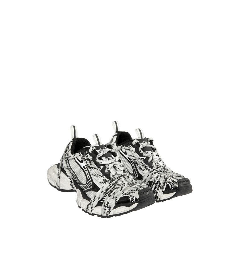 Balenciaga o1h1sh11225 3xl Extreme Laces Logo Sneaker in White/Black Size US 11 / EU 44 - 2 Thumbnail