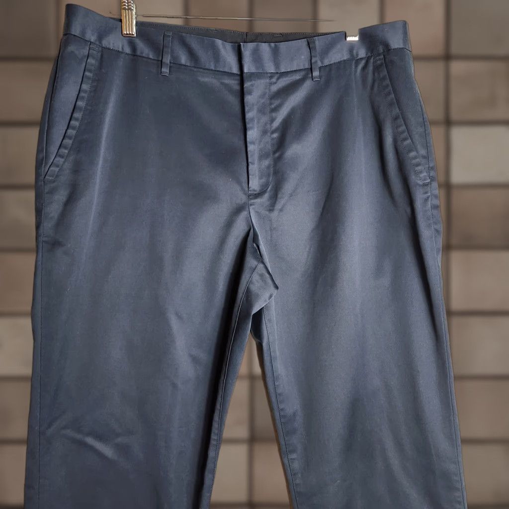 Bonobos Bonobos Weekday Warrior Dress Pants Mens 36x27.5 Blue Straight Leg Regular Stretch Twill Casual Business Size US 36 / EU 52 - 1 Thumbnail