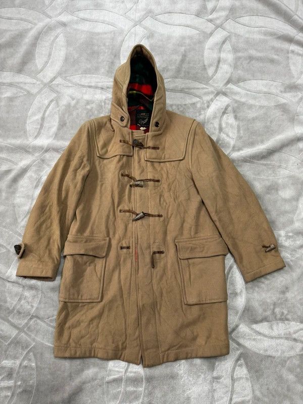 Gloverall Gloverall Wool Duffle Coat Beige Vintage 80s 90s England Size US L / EU 52-54 / 3 - 1 Thumbnail