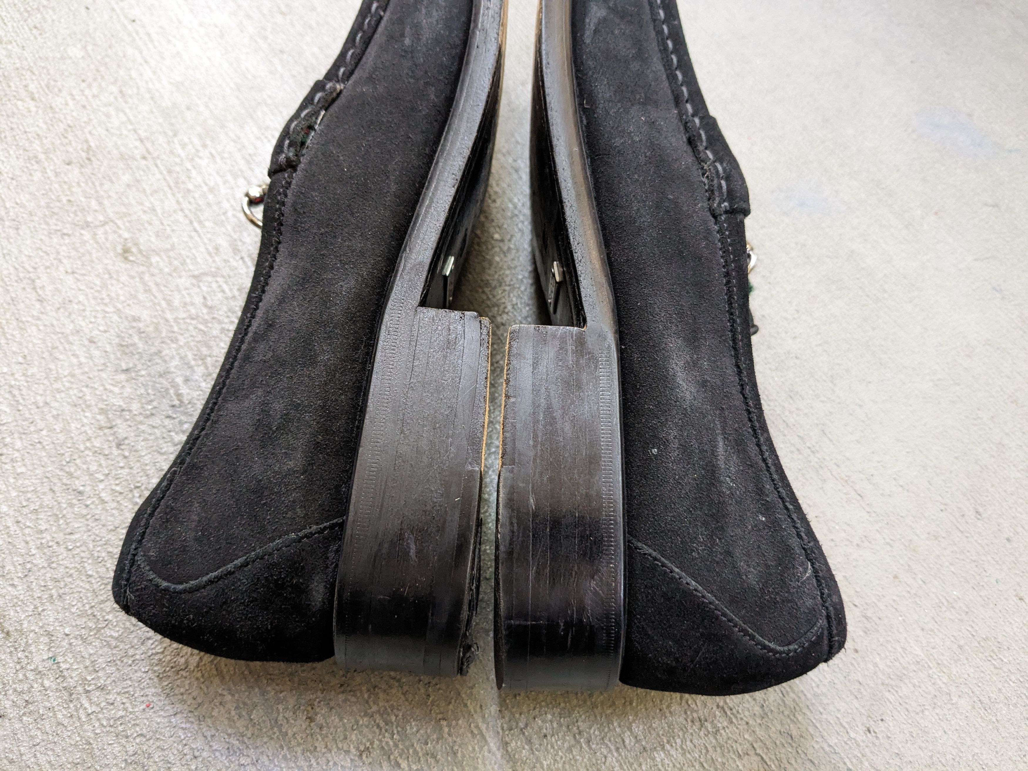 Gucci Gucci Horsebit Loafers Black Suede 10 Italy Slip On Snaffle Size US 10 / EU 43 - 10 Thumbnail
