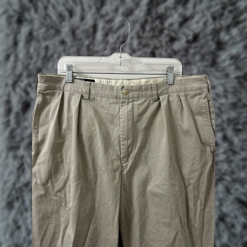 Polo Ralph Lauren VINTAGE Polo Ralph Lauren Andrew Pants Mens 38x30 Beige Khaki Classic Chino YKK Size US M / EU 48-50 / 2 - 1 Thumbnail