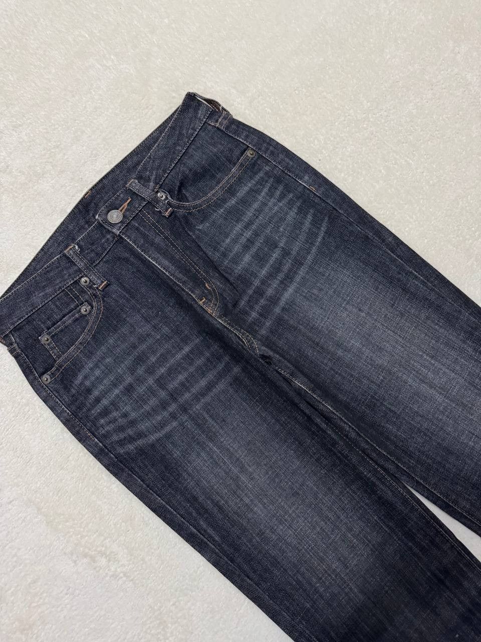 Japanese Brand FLARE Vintage Uniqlo Mudwash Bell Bottom Distressed Jeans Size US 26 / EU 42 - 6 Thumbnail