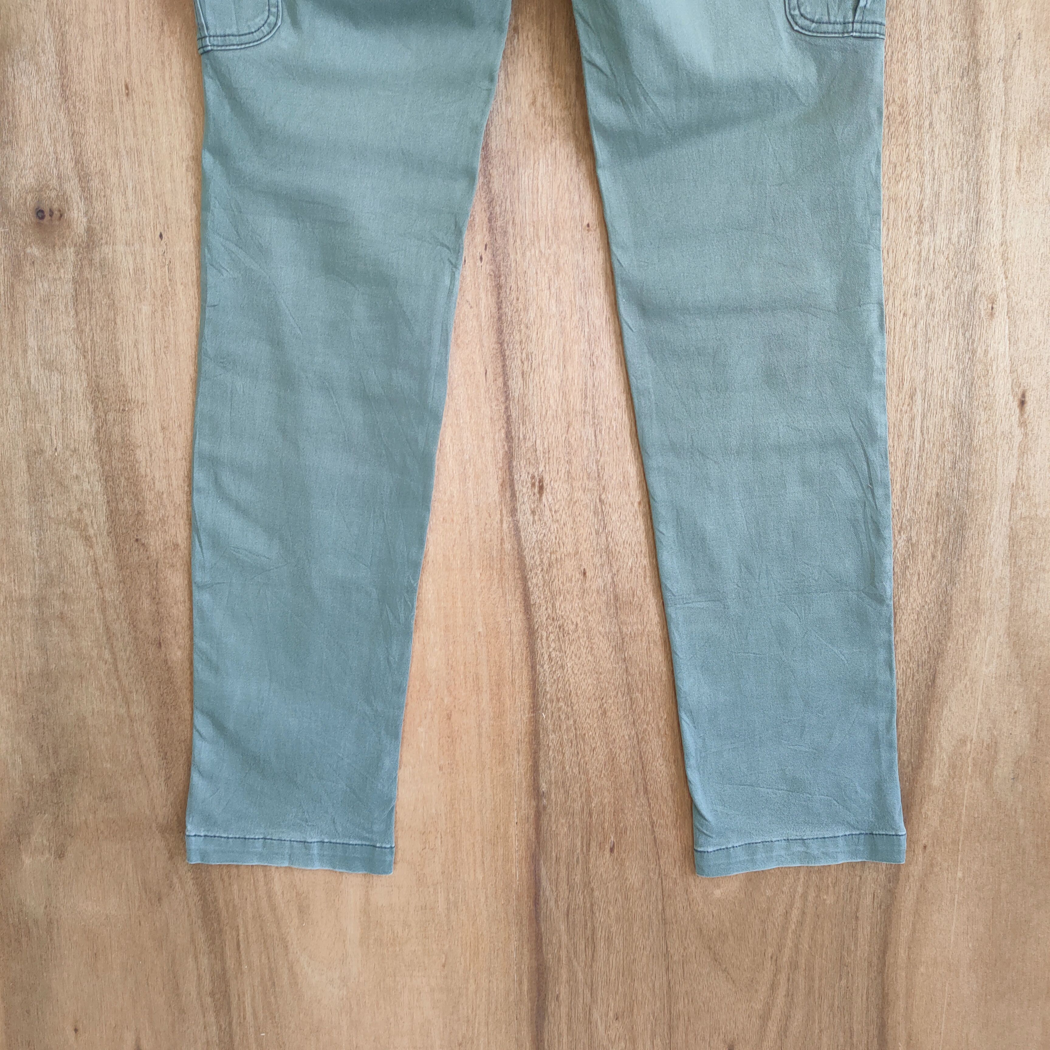 Japanese Brand VINTAGE JAPANESE FADED SKINNY CARGO PANTS Size US 30 / EU 46 - 8 Thumbnail