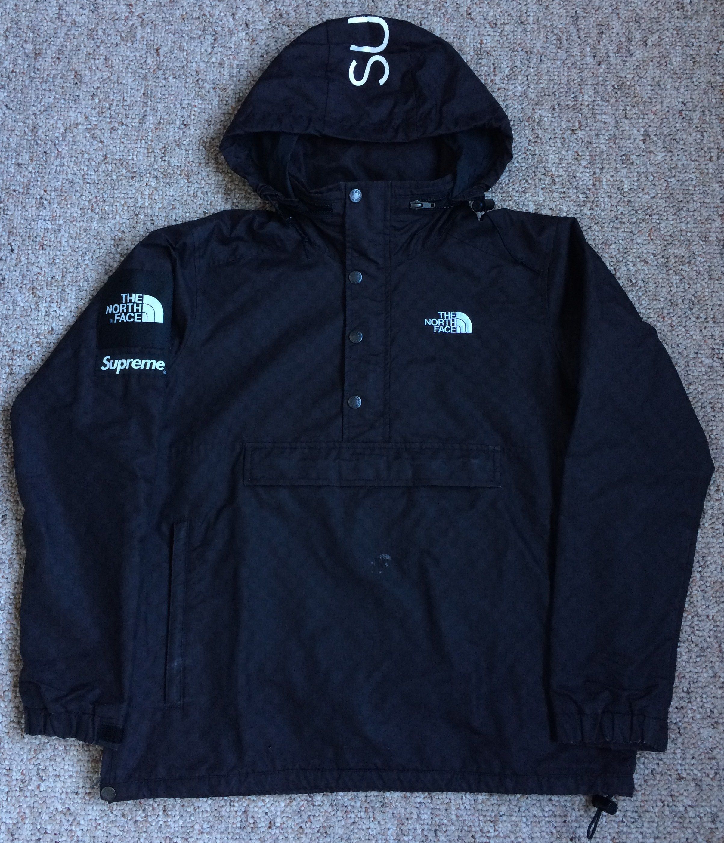 Supreme × The North Face Supreme denim shot north face jacket