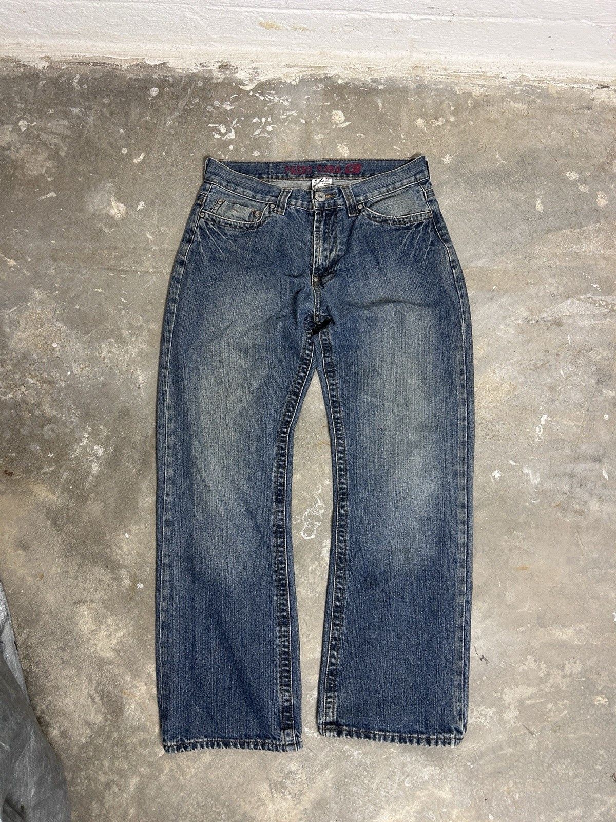 Point Zero Vintage Y2K Point Zero Straight Skater Grunge Denim Jeans Size US 32 / EU 48 - 3 Thumbnail