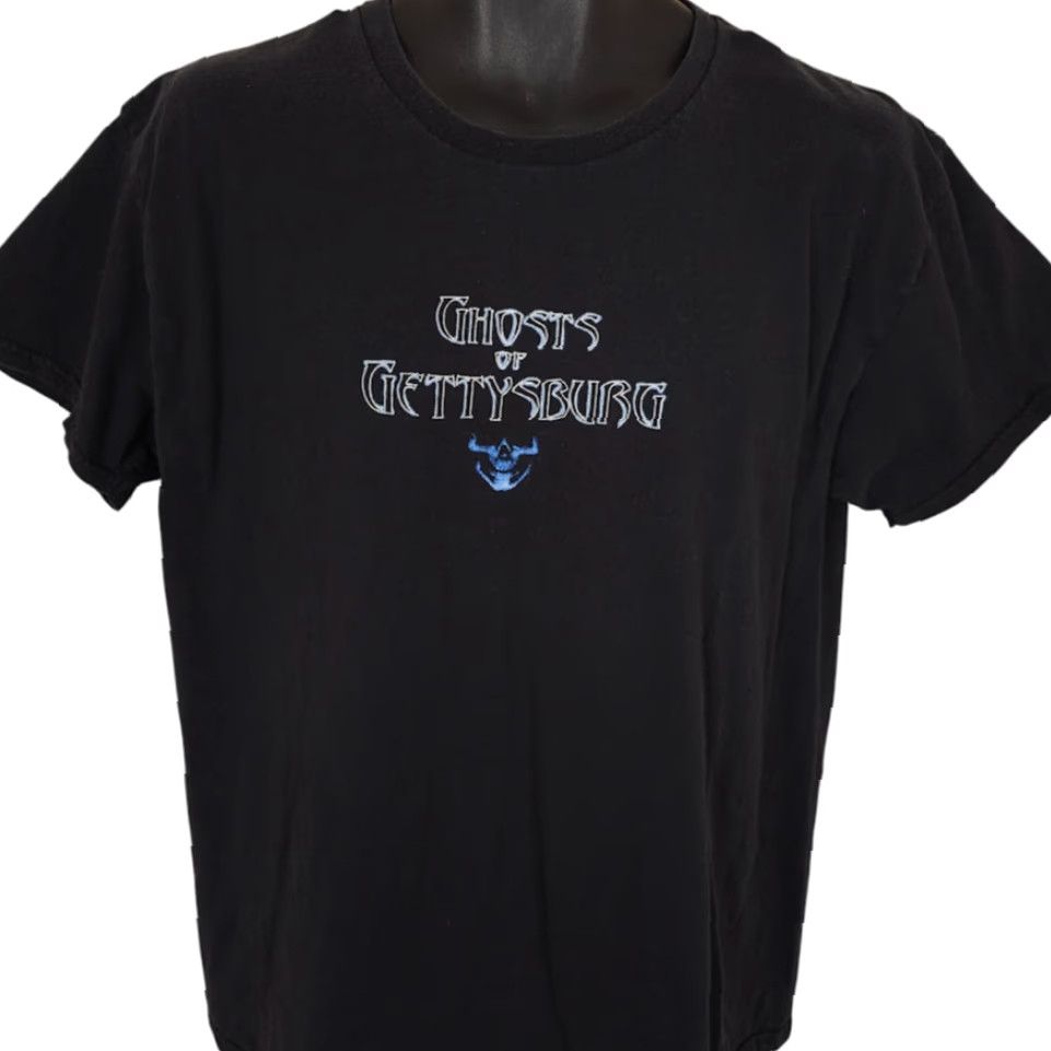 Gildan **Ghosts Of Gettysburg Glow In The Dark T-Shirt Mens Large Black** User: Ghosts Of Gettysburg Glow In The Dark T-Shirt Mens Large Black Size US L / EU 52-54 / 3 - 2 Thumbnail