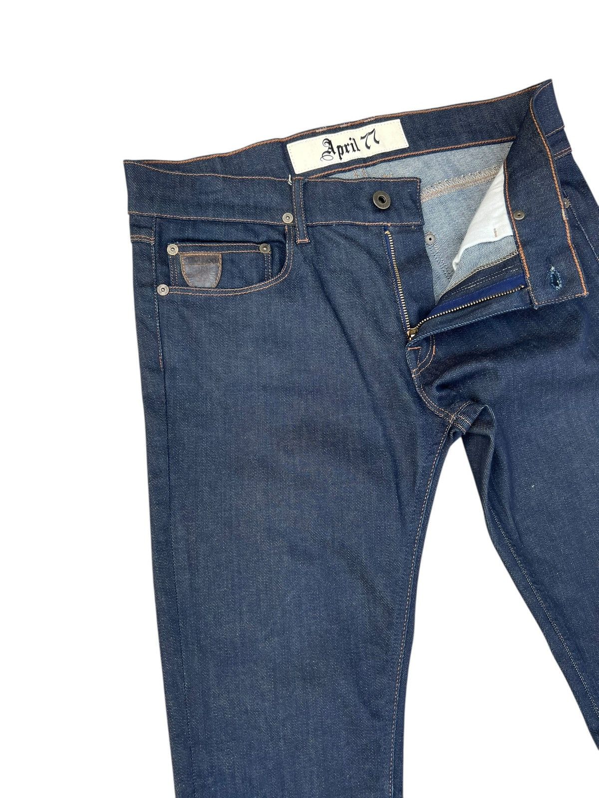 April 77 Vintage April 77 Joey Overdrive 1955 Waxed Denim Jeans Size US 30 / EU 46 - 8 Thumbnail