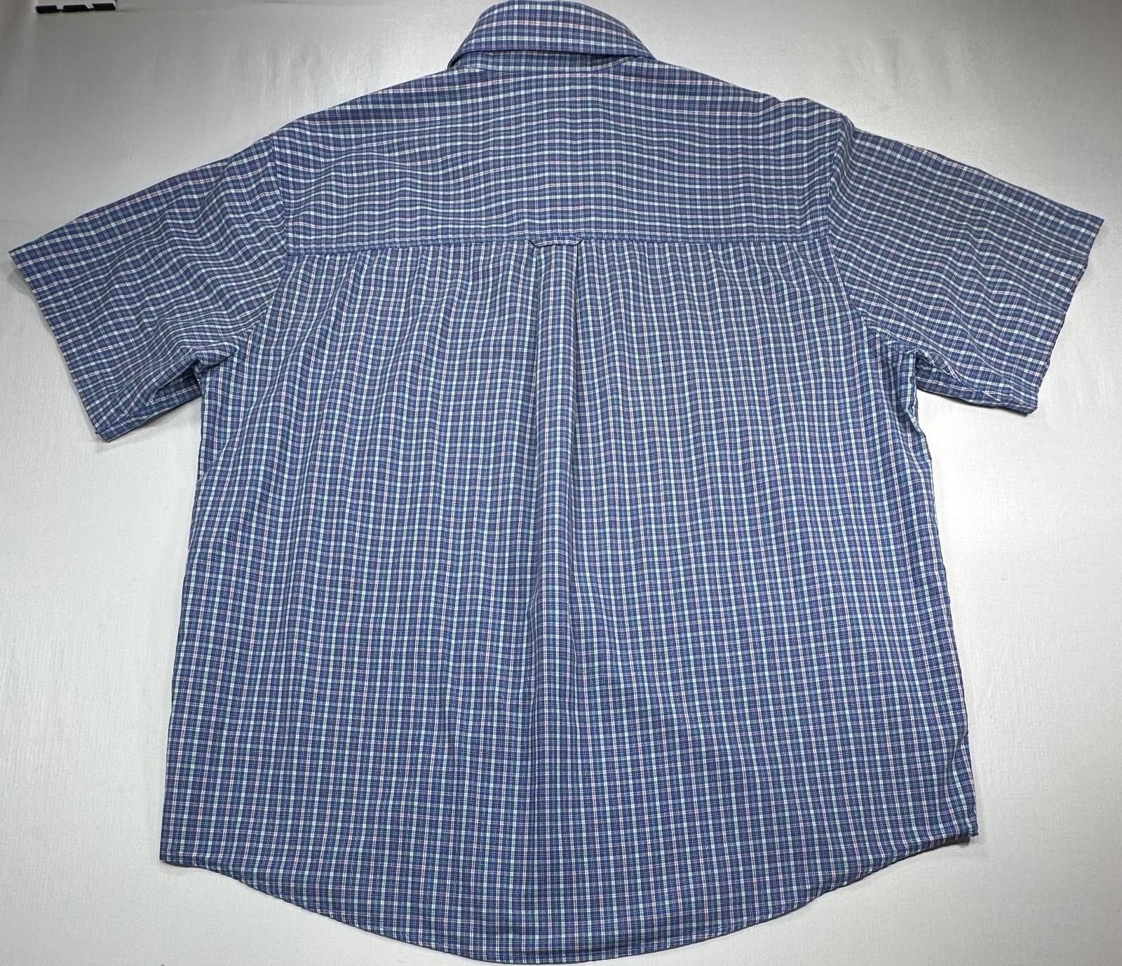 Chaps Ralph Lauren Chaps Easy Care Blue Plaid Shirt XL Size US XL / EU 56 / 4 - 2 Thumbnail