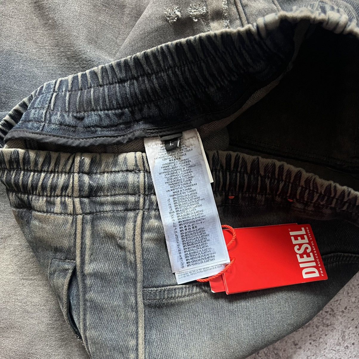 Diesel Diesel D-MARTIANS TRACK Sweat Jeans Dirty Wash Size L Size US 33 - 4 Thumbnail