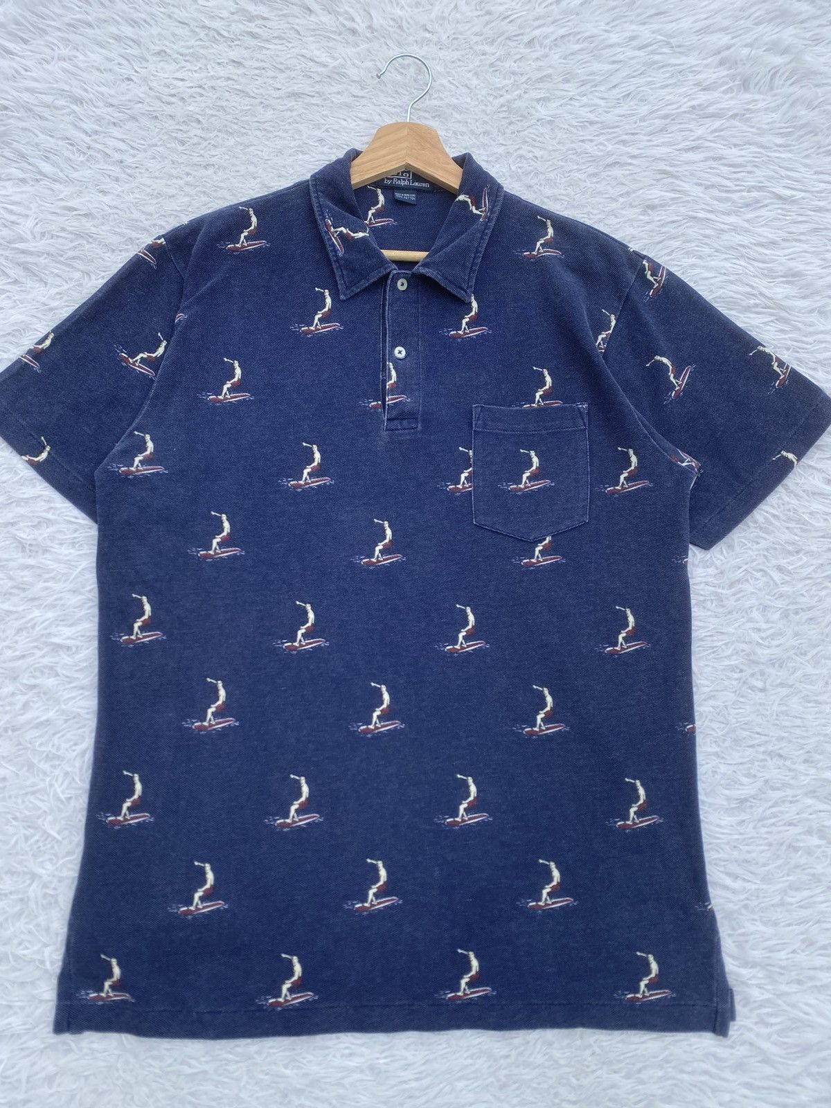 Polo Ralph Lauren Rare Vintage 1999 Polo Ralph Lauren Surfer Shirt Size US M / EU 48-50 / 2 - 5 Thumbnail