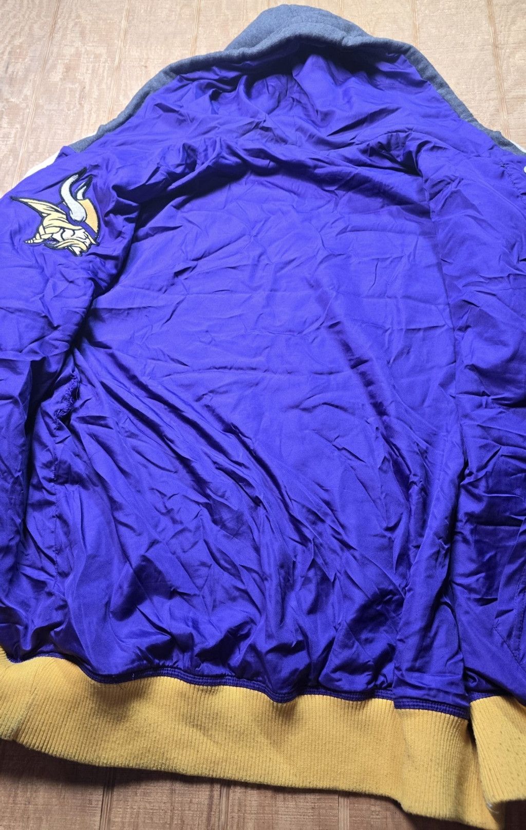 G-III Minnesota Vikings NFL Reversible Hoodie Jacket Men Size US XL / EU 56 / 4 - 5 Thumbnail