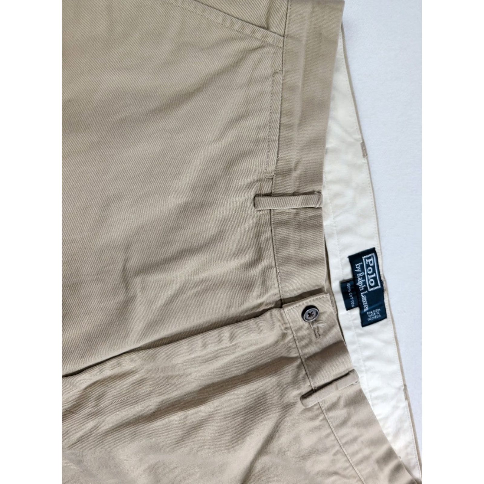 Polo Ralph Lauren Polo Ralph Lauren Classic Chino Pants Mens 34x30 Beige Preppy 5 Pocket Size US S / EU 44-46 / 1 - 3 Thumbnail