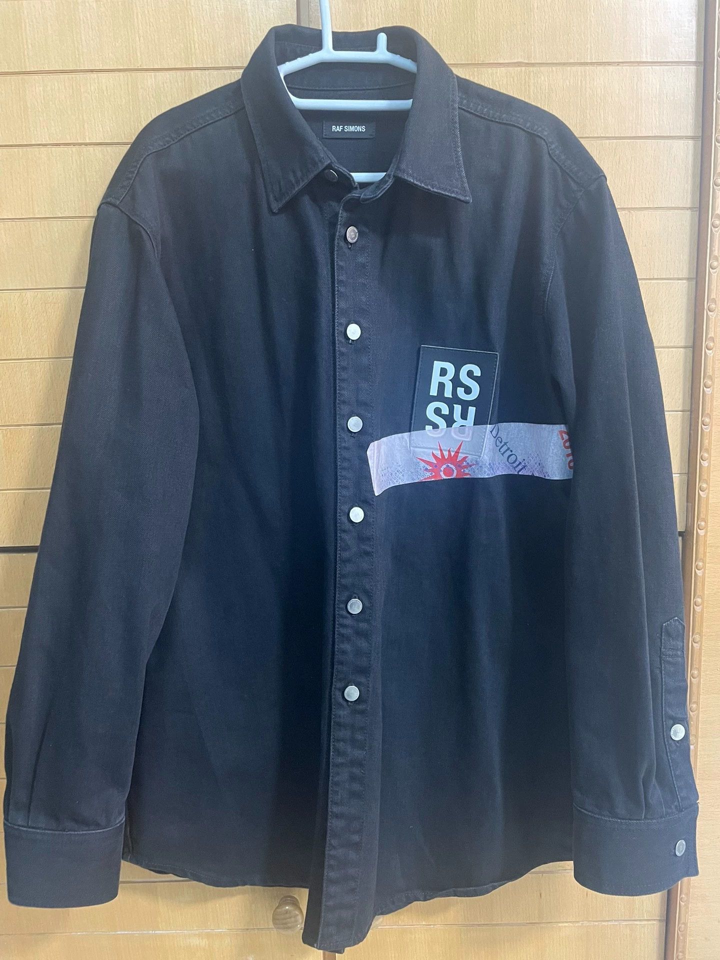 トップス RAF SIMONS RAF SIMONS 18SS CARRY OVER DENIM SHIRT