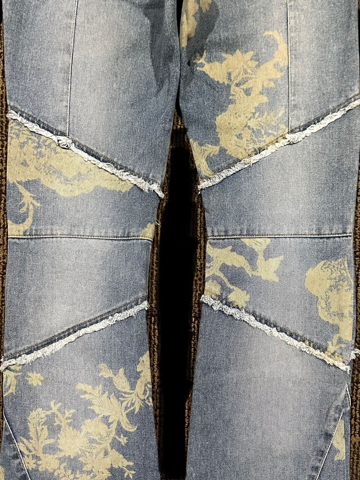 Designer × If Six Was Nine × Jean Paper Cut Hagi Denim JOUER AUX ECHECS Bootcut Flores Jeans Size 28" / US 6 / IT 42 - 8 Thumbnail