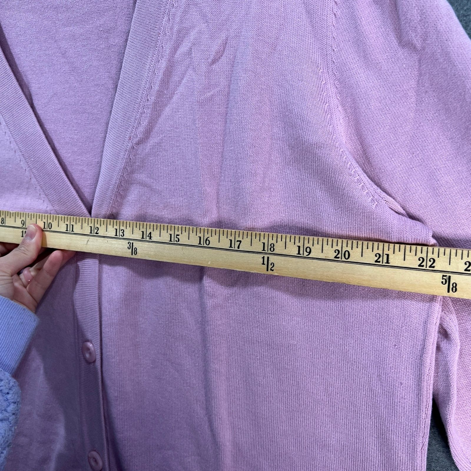 Isaac Mizrahi Isaac Mizrahi Live! Button Front Cardigan With Patch Size L / US 10 / IT 46 - 7 Thumbnail