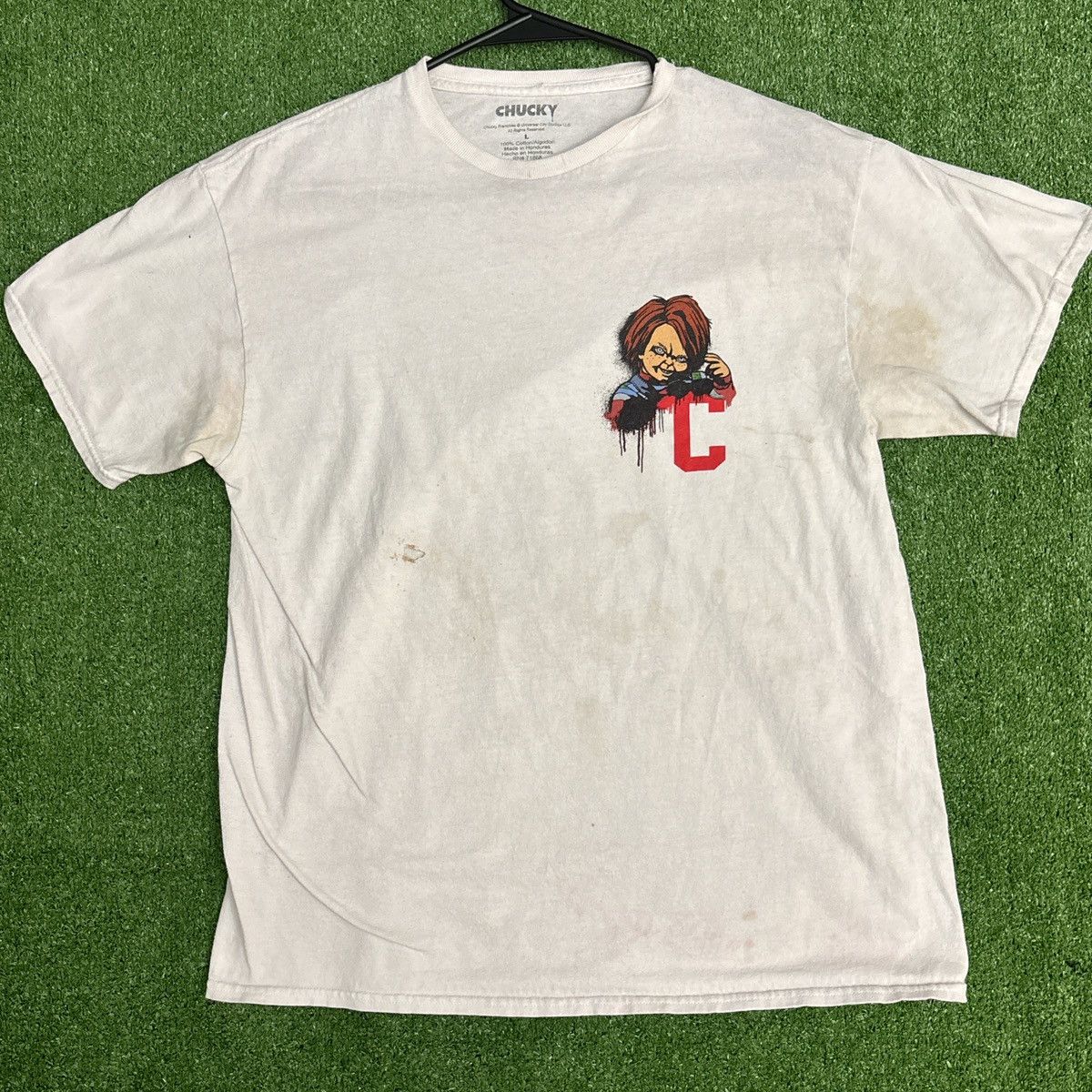 Other Men’s White Distressed ‘Chucky’ Graphic Tee Size US L / EU 52-54 / 3 - 1 Thumbnail