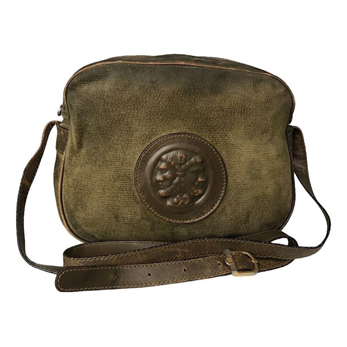 Fendi Baguette Green Leather Handbag Size ONE SIZE - 1 Thumbnail
