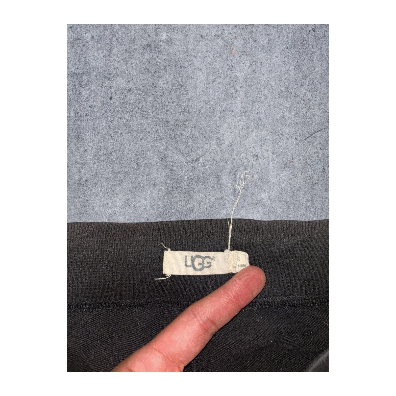 Ugg Ugg Australian Fleece Lined Sweatpants Black Womens Small Size US 26 / EU 42 - 3 Thumbnail